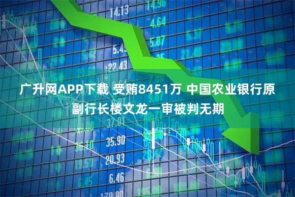 广升网APP下载 受贿8451万 中国农业银行原副行长楼文龙一审被判无期